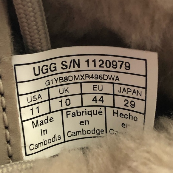 🚫 SOLD 🚫 UGG Butte Mono Waterproof Leather Boots Putty 1120979 - Picture 13 of 13